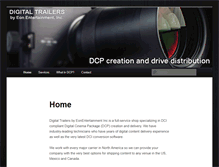 Tablet Screenshot of digitaltrailers.com